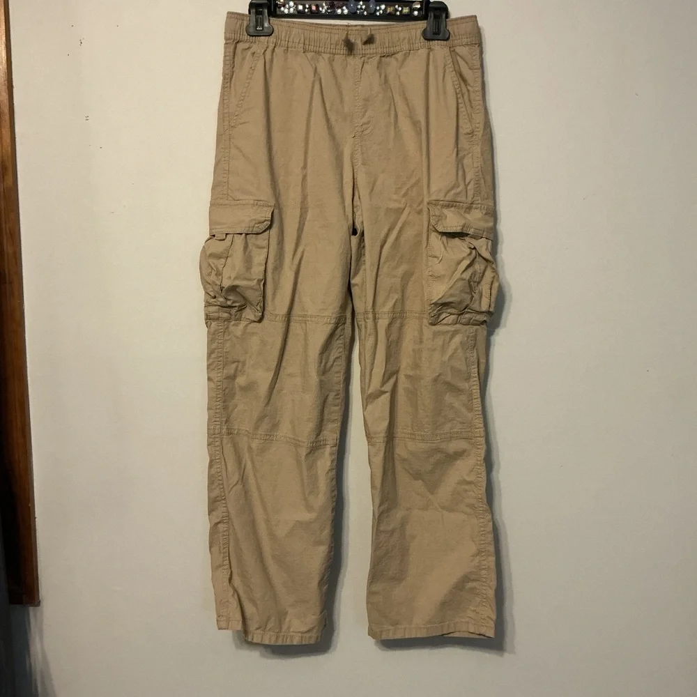 Boys Tan Cargo Pants